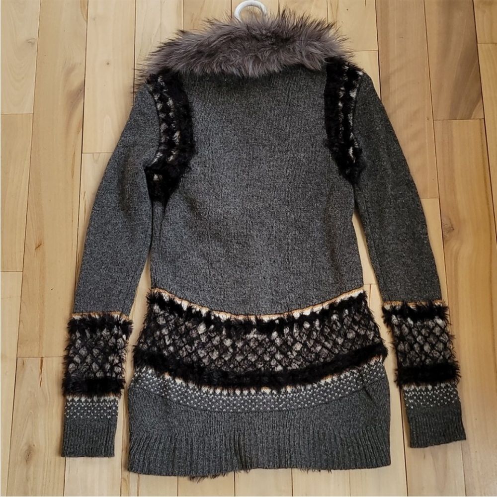 Anthropologie Sleeping On Snow XS grey sweater - Picture 2 of 3